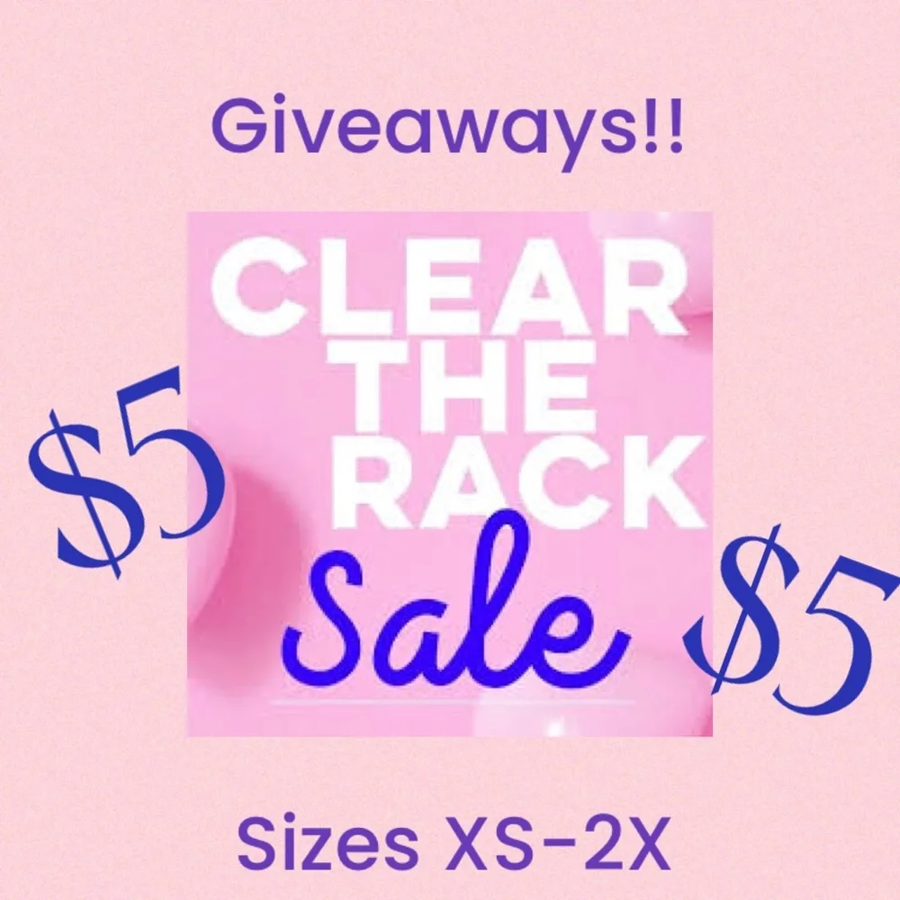 Clear the rack Sale $5
